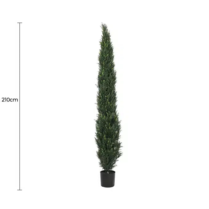 Artificial Cypress Pine Tree UV Resistant 2.1M