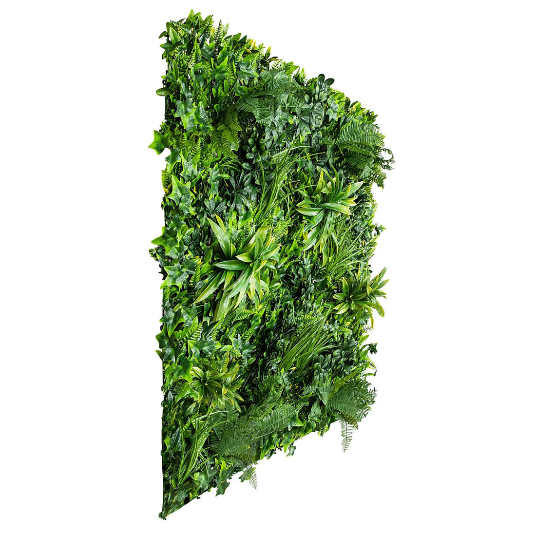 Luxury Snowy White Vertical Garden / Green Wall UV Resistant 100cm x 100cm