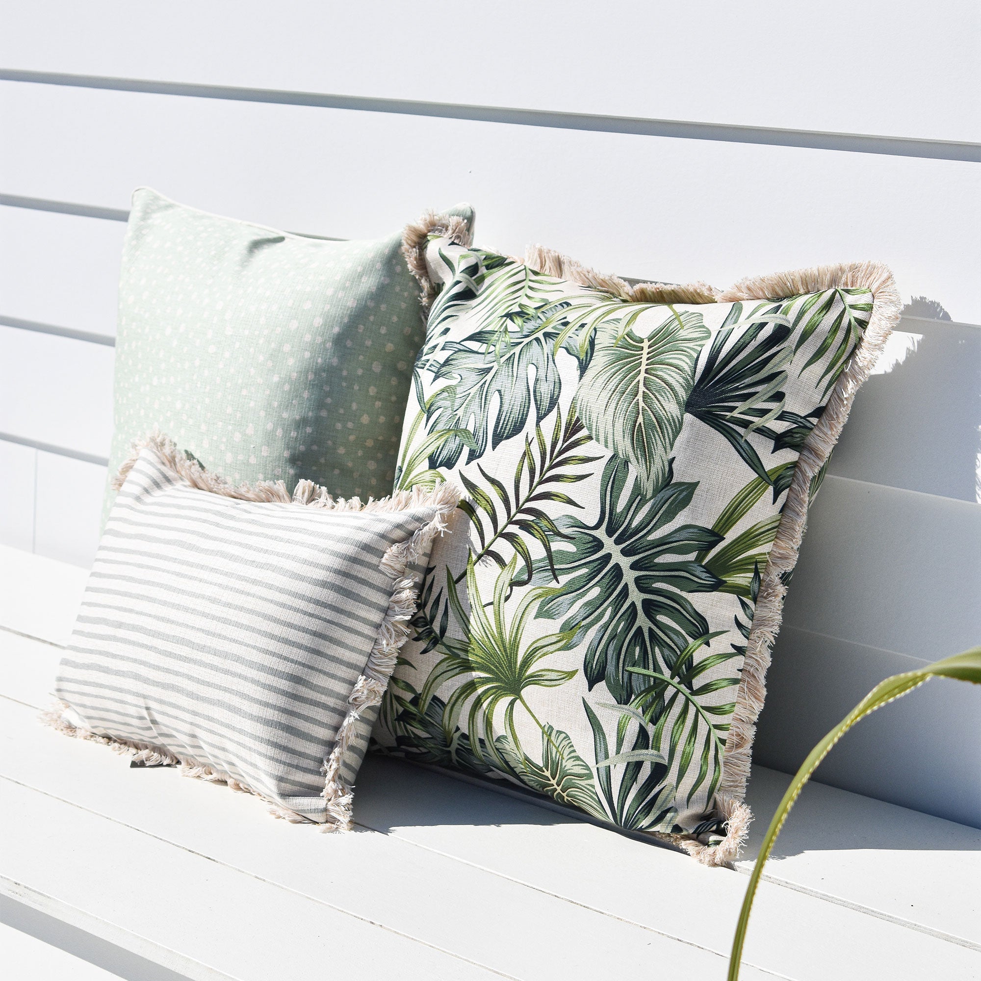 Cushion Cover-Coastal Fringe-Boracay-60cm x 60cm