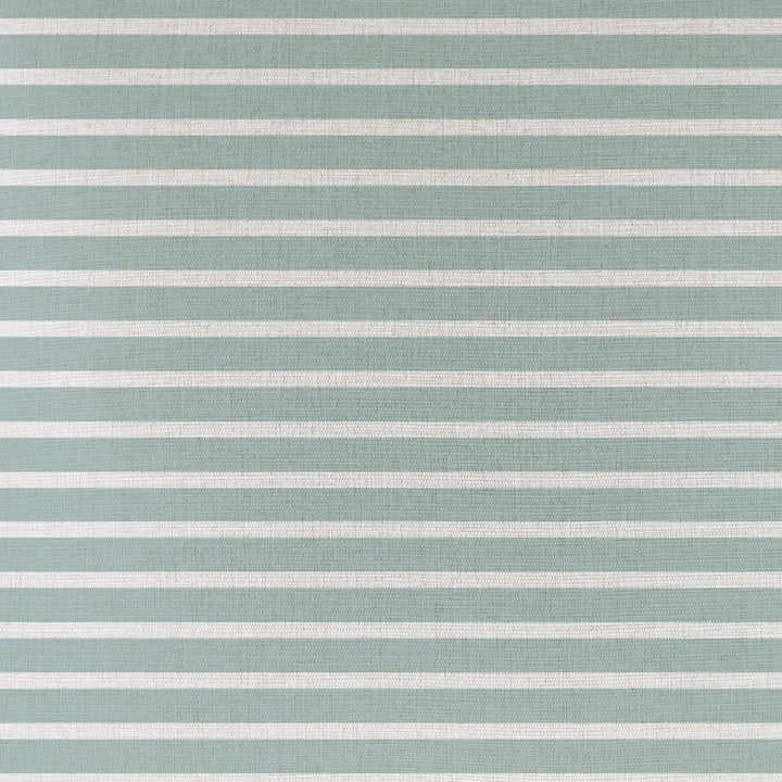 Cushion Cover-Coastal Fringe Natural-Hampton Stripe Seafoam-35cm x 50cm