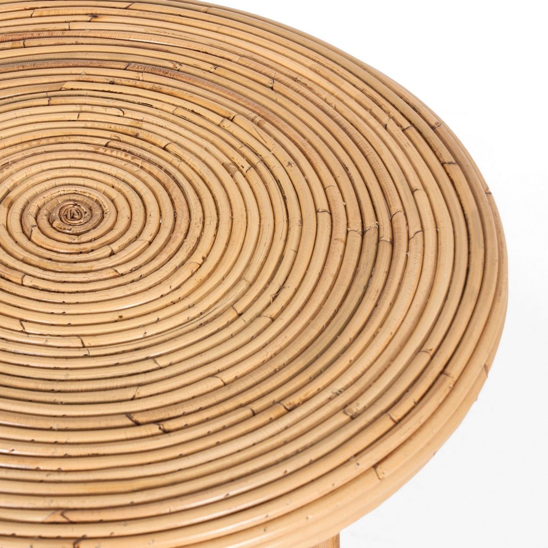 Coastal Charm - Crocus Rattan Round Coffee Table 80cm - Natural