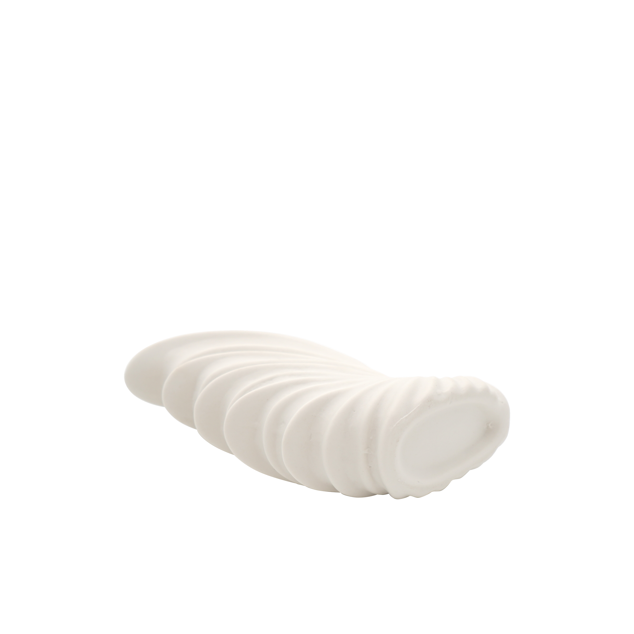 Shell White Ceramic Vase