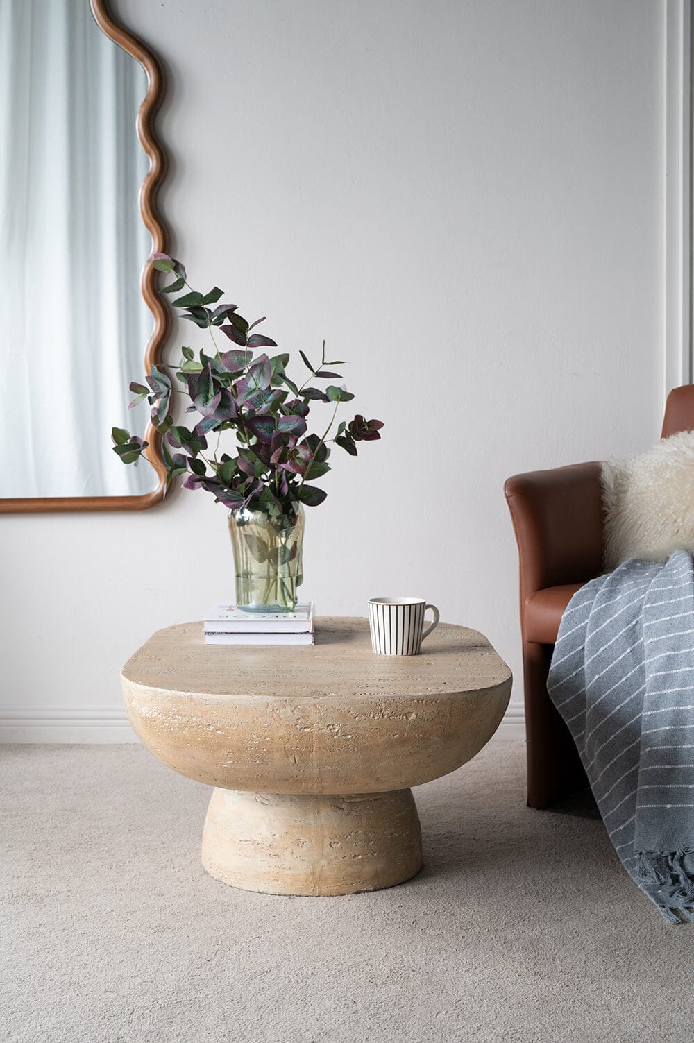 Coastal Charm - Logan Cement Coffee Table