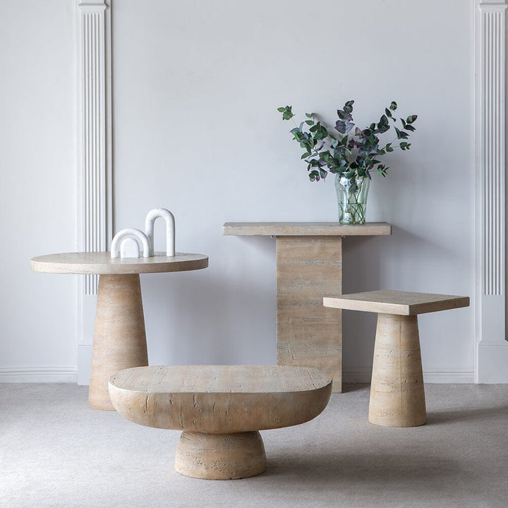Coastal Charm - Logan Cement Coffee Table
